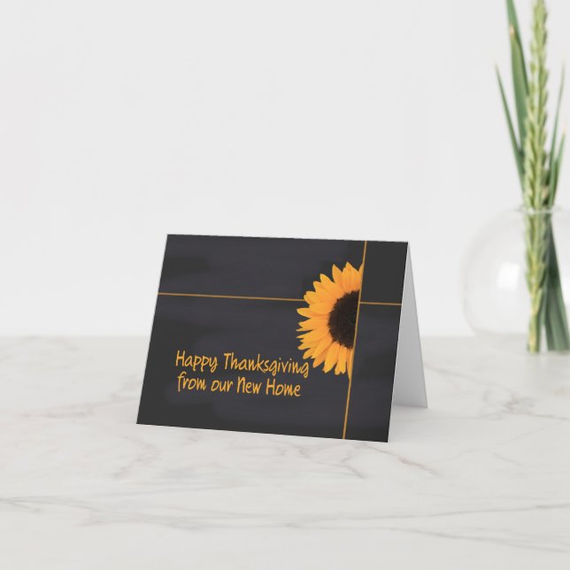 Nouvelle adresse Carte Thanksgiving (Devant)