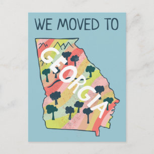 NOUVELLE ADRESSE D'ACCUEIL GÉORGIE État Carte illu