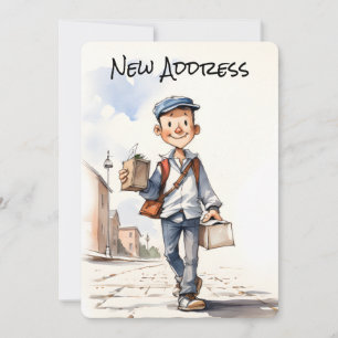 Nouvelle adresse Nouveau Faire-part de déménagemen