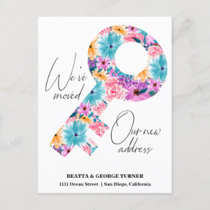 Nouvelle adresse résidentielle, carte postale Fair