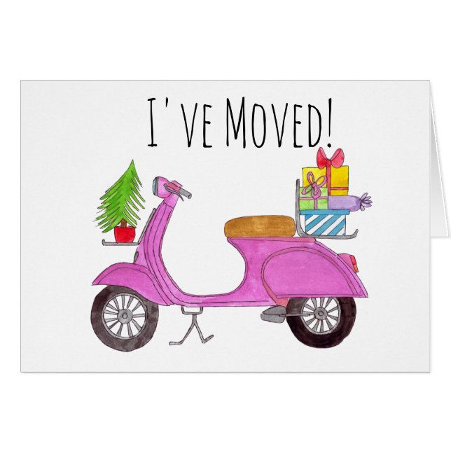 Nouvelle adresse Scooter de Noël classique (Devant horizontal)