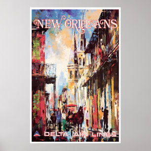 Nouvelle affiche de voyage d'Orléans Art Delta Jac