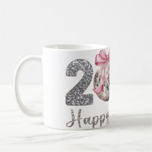 Nouvelle année café tasse