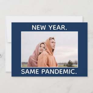 Nouvelle Année Même Pandemic Covid Humour Carte de
