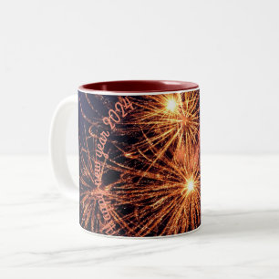 Nouvelle année Mugs 2024 couleur rose