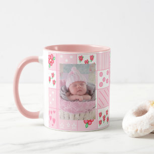 Nouvelle Bébée fille Customisée Photo Café Mug