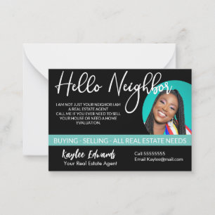 Nouvelle carte à plat Real Estate Agent