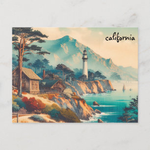 nouvelle carte californie masse carte postale