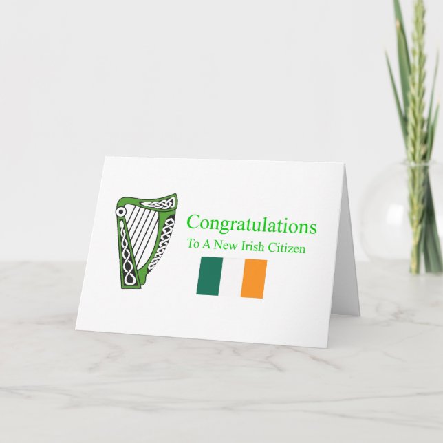 Nouvelle carte citoyenne irlandaise (Devant)
