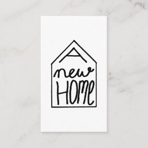 Nouvelle carte d'adresse de Handlettering