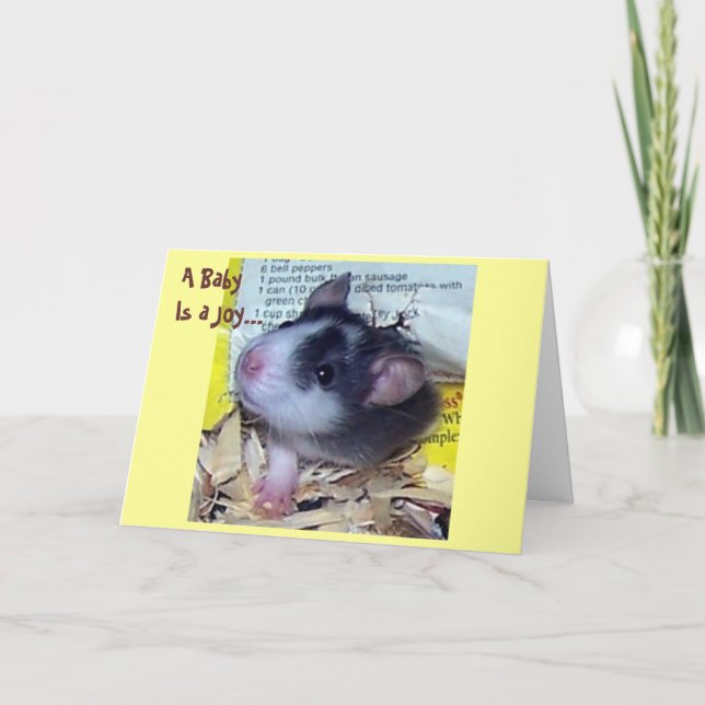 Nouvelle carte de bébé (Devant)