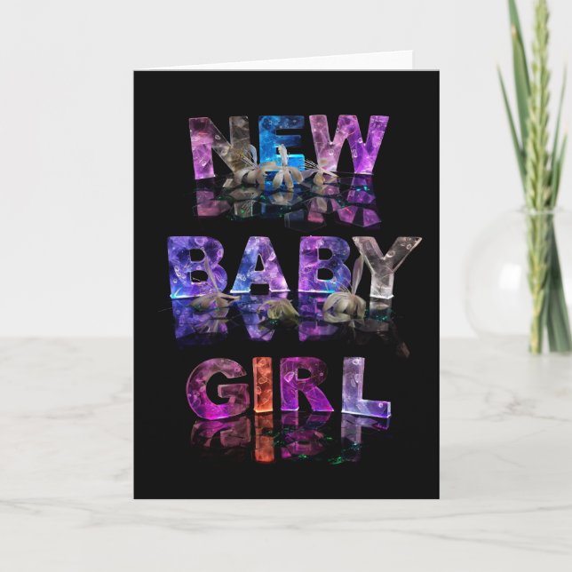 Nouvelle carte de bébé (Devant)