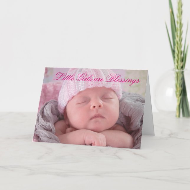 Nouvelle carte de bébé (Devant)