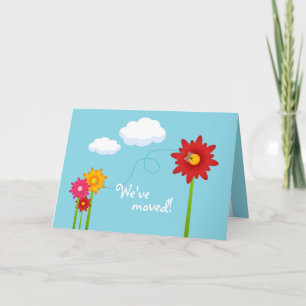 Nouvelle carte de faire-part d'adresse