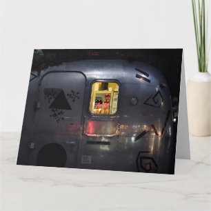 NOUVELLE CARTE DE FÉLICITATIONS CAMPER TRAILER RV