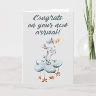 Nouvelle carte de félicitations pour bébé