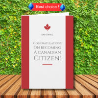 Nouvelle carte de félicitations pour la citoyennet