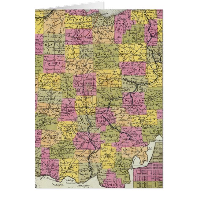 Nouvelle Carte De L'Ohio (Devant)