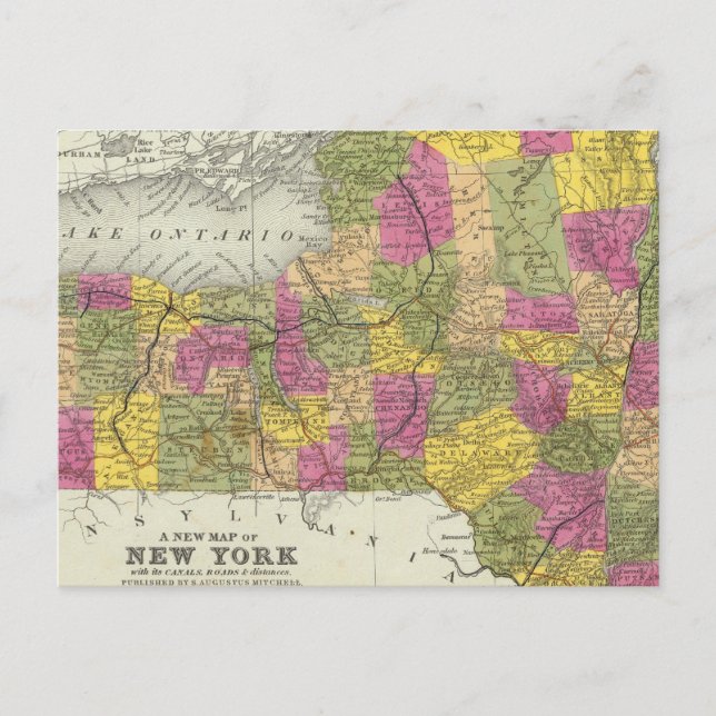 Nouvelle Carte De New York 2 (Devant)