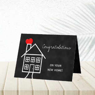 Nouvelle carte de voeux à la maison de