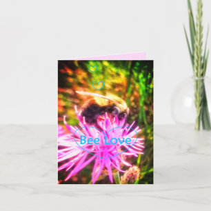 NOUVELLE CARTE DE VOEUX D'AMOUR D'ABEILLE