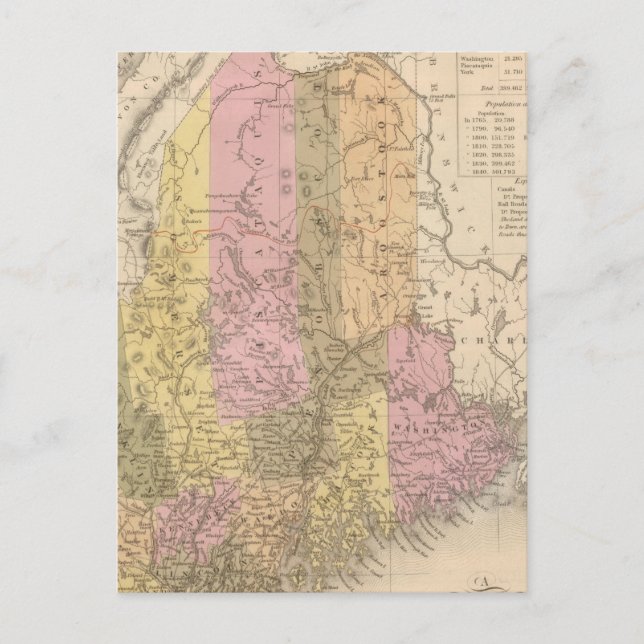 Nouvelle carte du Maine (Devant)