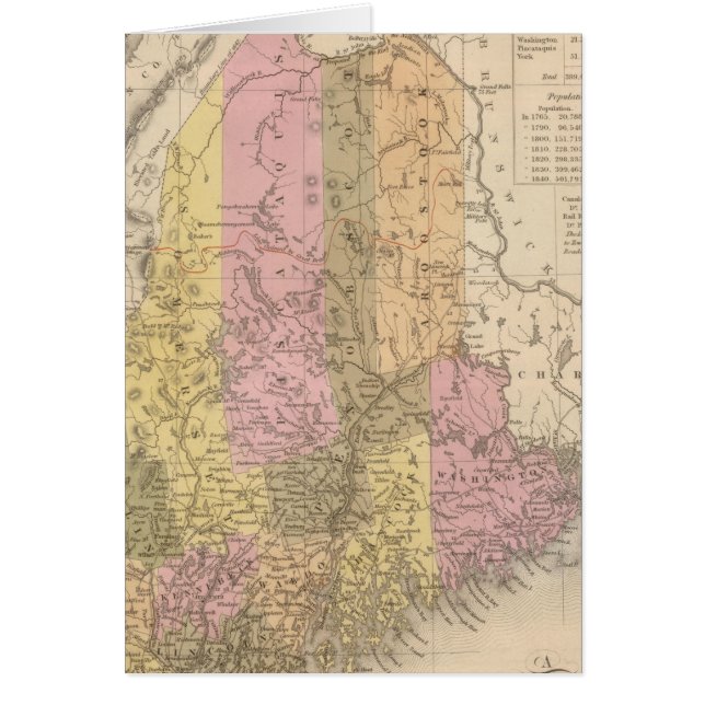 Nouvelle carte du Maine (Devant)