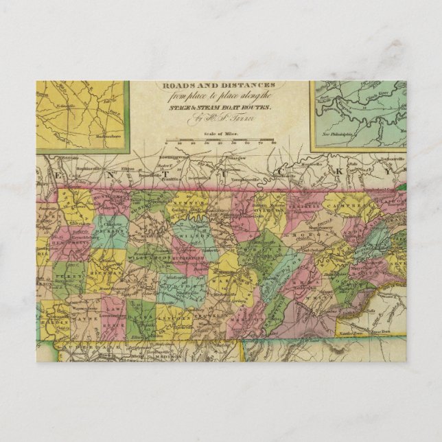 Nouvelle Carte Du Tennessee 2 (Devant)