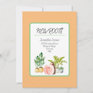 Nouvelle carte Faire-part Roots/Moving