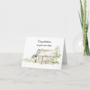 Nouvelle carte Félicitations à domicile