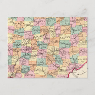Nouvelle carte ferroviaire de l'État de l'Ohio