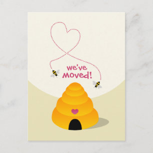 Nouvelle carte postale Faire-part d'adresse