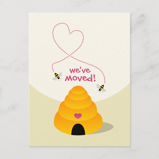 Nouvelle carte postale Faire-part d'adresse (Devant)