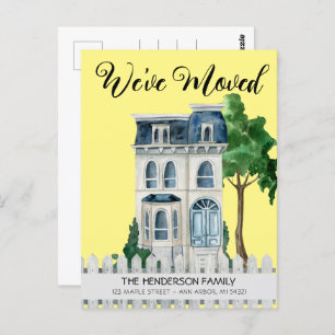 Nouvelle carte postale Faire-part de déménagement
