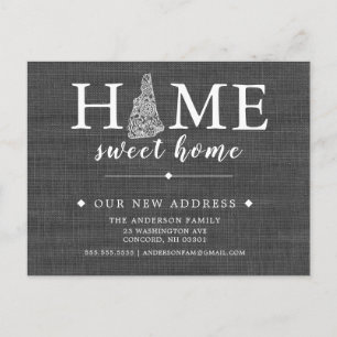 NOUVELLE carte postale HAMPSHIRE Moving Faire-part