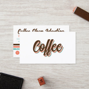 NOUVELLE carte punch rétro shoppe fidélité
