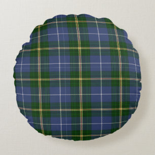Nouvelle-Écosse Tartan Plaid Decorator coussin ron