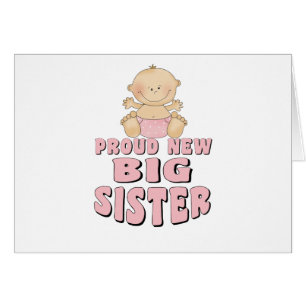 Nouvelle fille fière de grande soeur