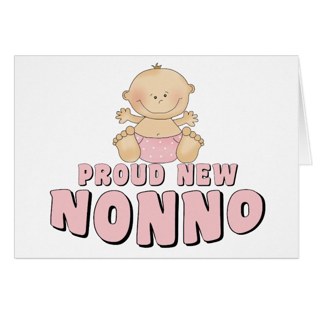 NOUVELLE fille FIÈRE de Nonno (Devant horizontal)