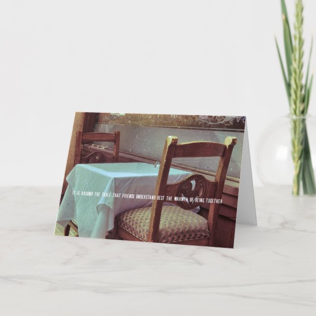 NOUVELLE Greeting Card (Front)