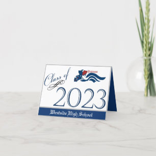 nouvelle Hanna Westside High School Faire-part pli