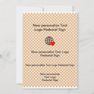 Nouvelle invitation à plat personnalisez la vôtre