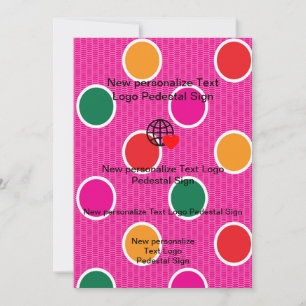 Nouvelle invitation à plat personnalisez la vôtre