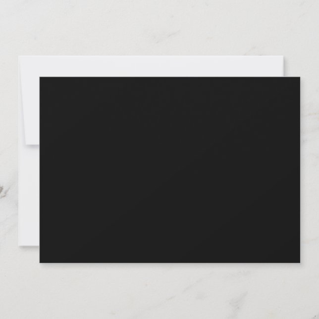 Nouvelle invitation plate personnalisée avec texte (Devant)