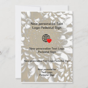 Nouvelle invitation plate Personnalisez la vôtre