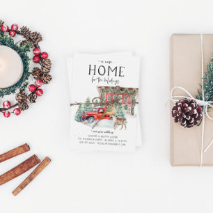 Nouvelle Maison Pour Les Vacances Faire-part En Mo