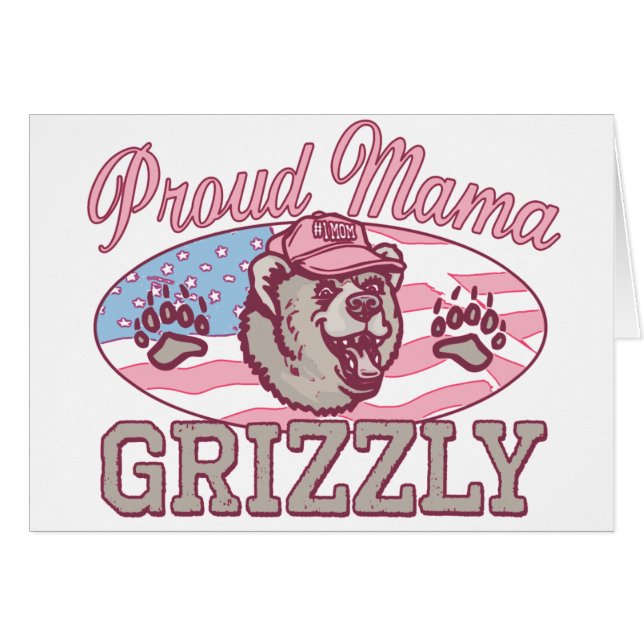 Nouvelle maman fière Grizzly (Devant horizontal)