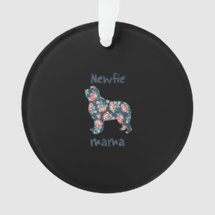 Nouvelle maman   maman chien de terre-neuve présen