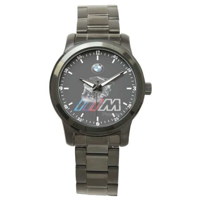 Nouvelle Montre De Quartier En Acier Inoxydable Bm (devant)