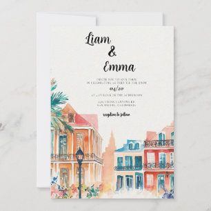 Nouvelle-Orléans Louisiane Faire-part de mariage